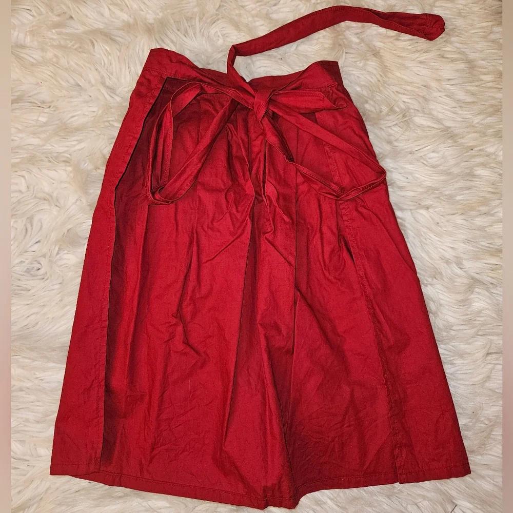 Red Waist Apron – Adjustable Fit